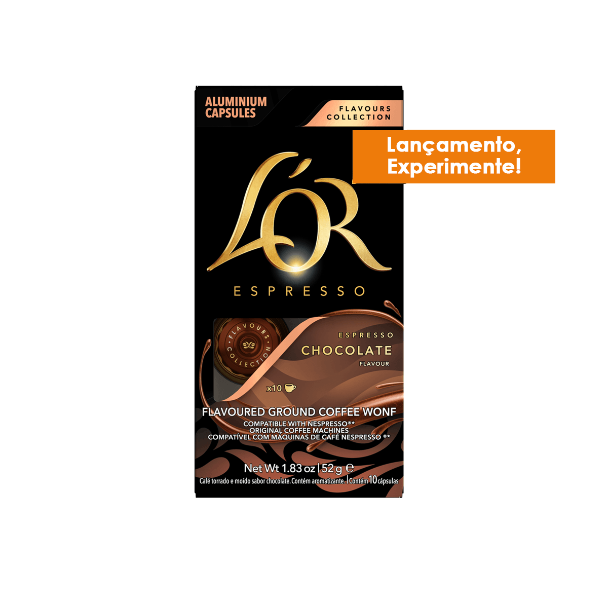 Cápsula de Café Expresso Chocolate 10x5,2 L'or