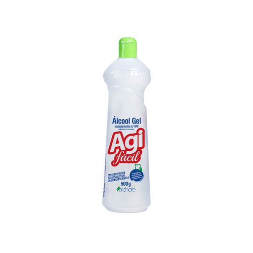 Álcool Gel 62° 500g AgiFácil
