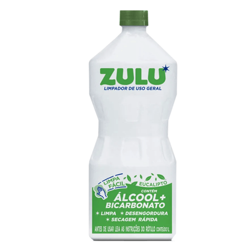 Álcool Líquido com Bicabornato Eucalipto 1L Zulu