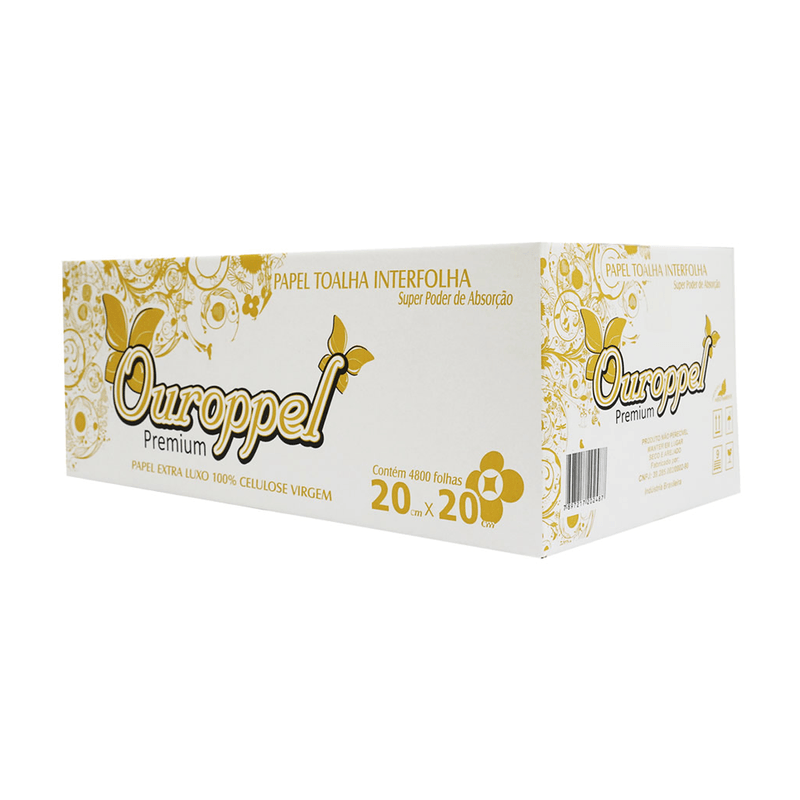 Papel-Toalha-Interfolha-2-Dobras-Folha-Simples-Premium-4.800-folhas-Ouroppel-107774