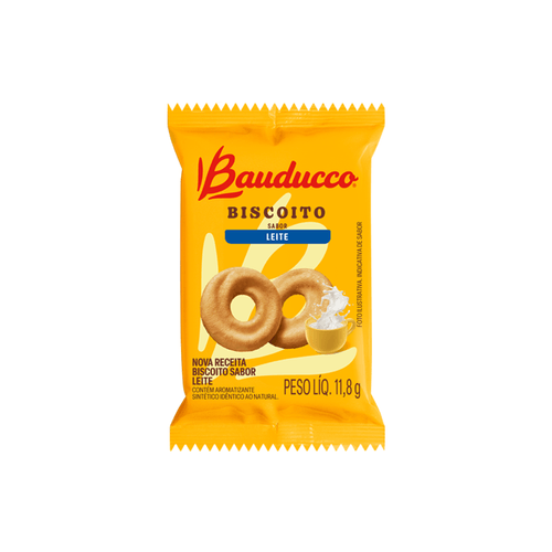 Biscoito Sachê Amanteigado Leite 400x11,8g Bauducco