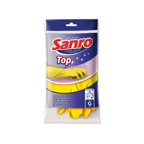 Luva Top Forrada Amarela G CA 40044 Sanro