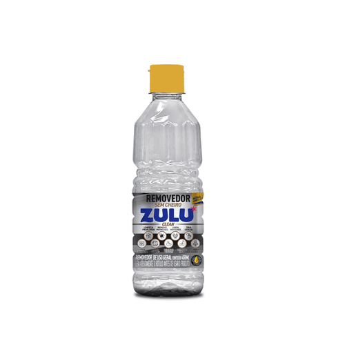Removedor Clean Sem Perfume 450ml Zulu