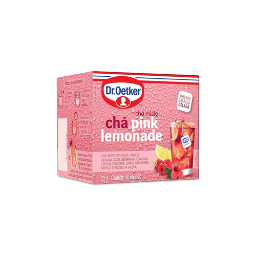 Chá Pink Lemonade 10x2g Dr. Oetker