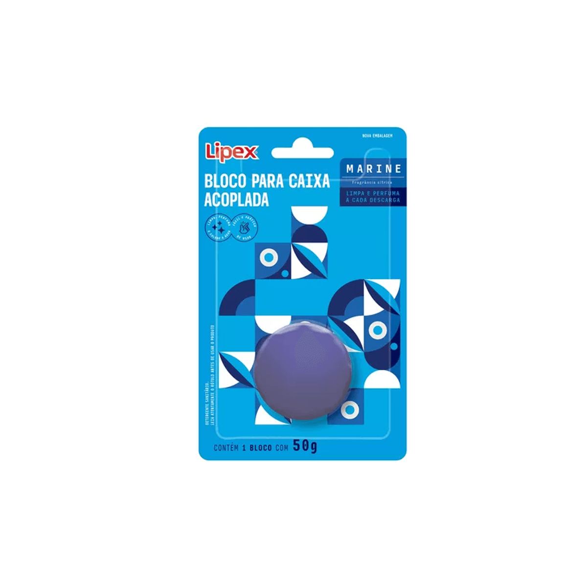Caixa Acoplada Marine Azul 50g Lipex
