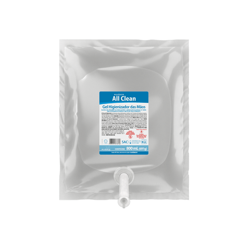 Álcool Gel 70° Refil 800ml All Clean