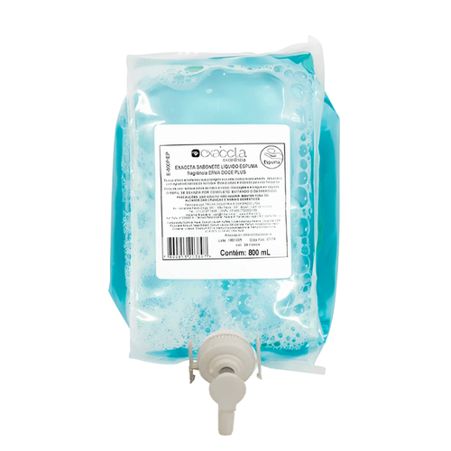 Sabonete Spray Refil Proteínas do Leite 800ml com Válvula Exaccta Trilha