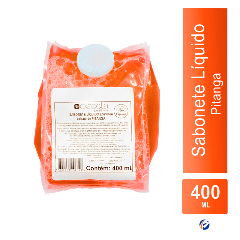 Sabonete-Liquido-Espuma-Perfumado-Pitanga-400ml-Exaccta-107504