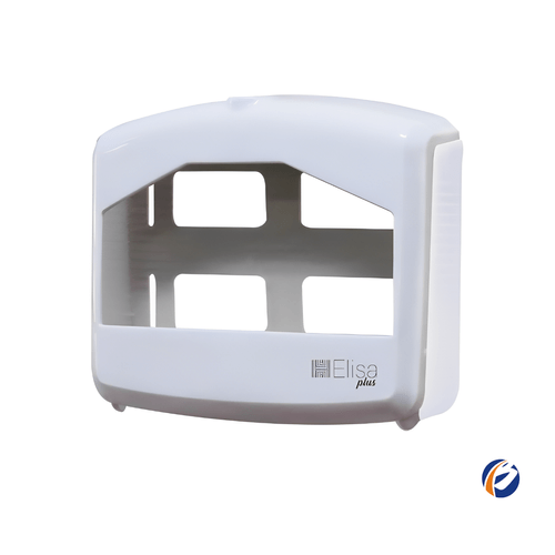 Dispenser Protetor de Assento Sanitário Branco Cristal Elisa Plus