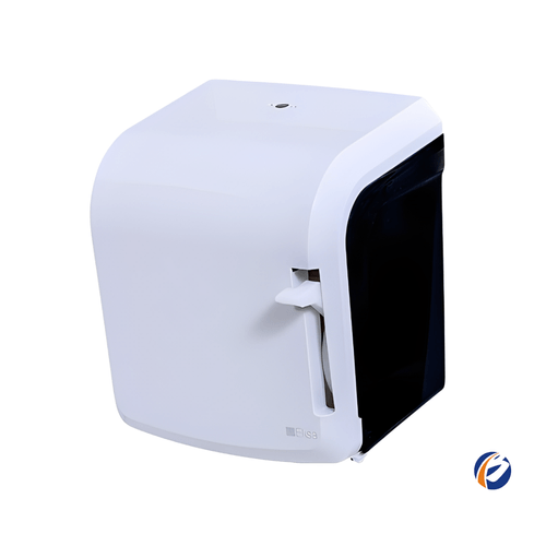 Dispenser Bobina Alavanca Branco e Preto Elisa