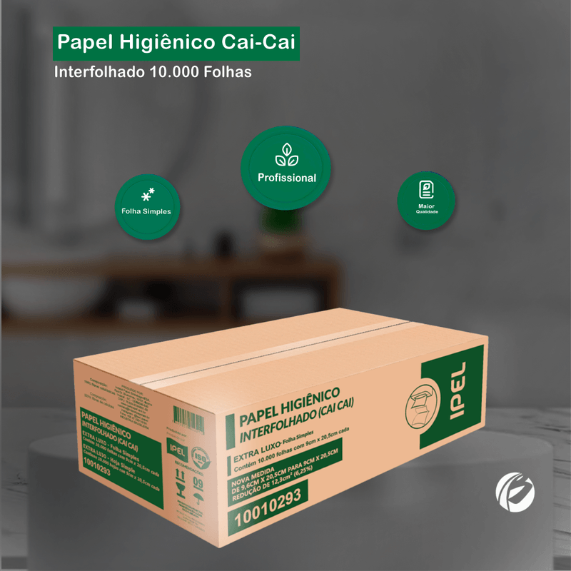 Papel-Higienico-Interfolhado-Profissional-Cai-Cai-Folha-Simples-Ipel-8.000-Folhas-105114