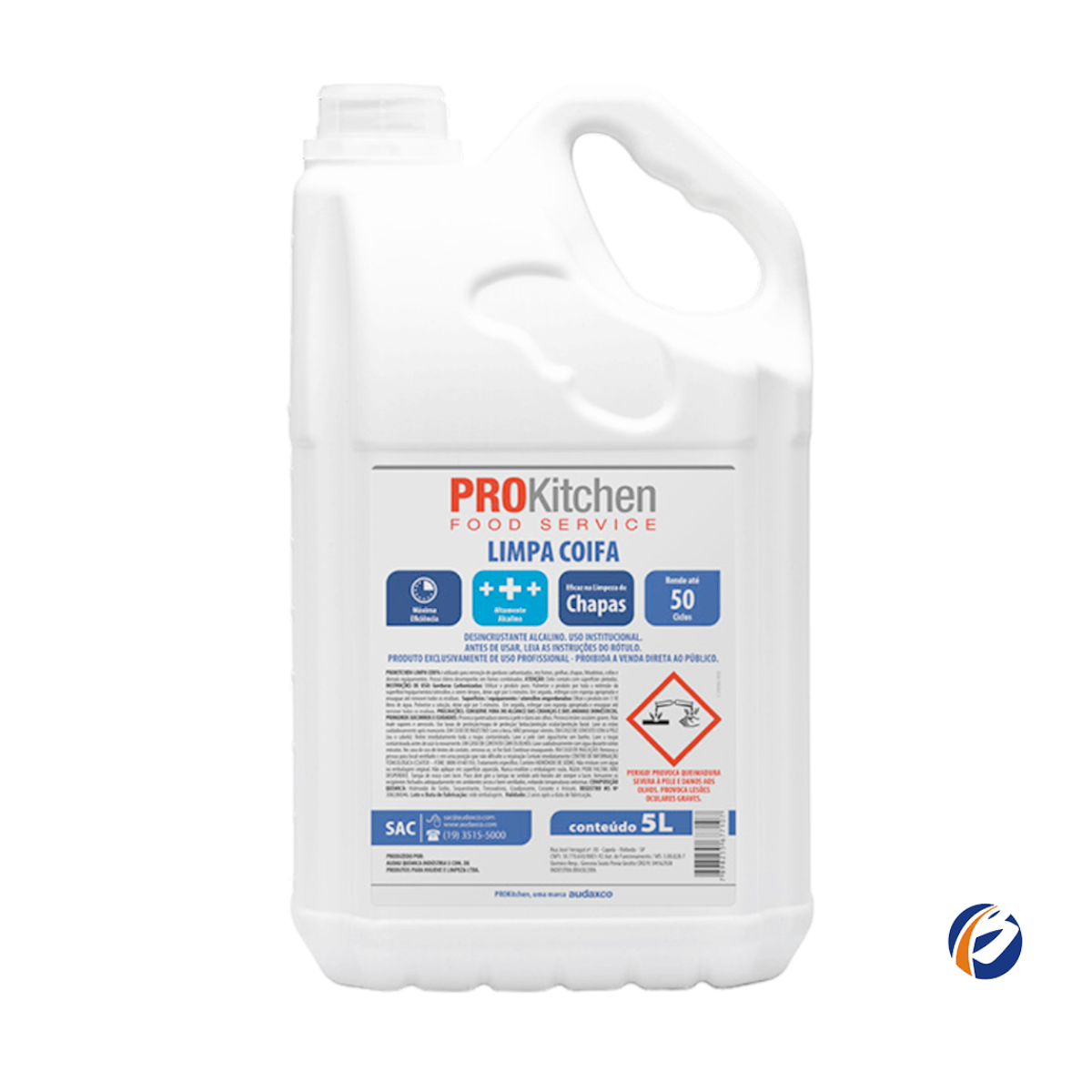 Detergente Desincrustante para Coifa 5L Prokitchen