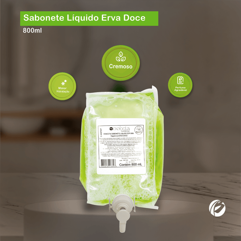 Sabonete-Liquido-Espuma-Erva-Doce-Plus-Economico-Profissional-800ml-Exaccta-107517