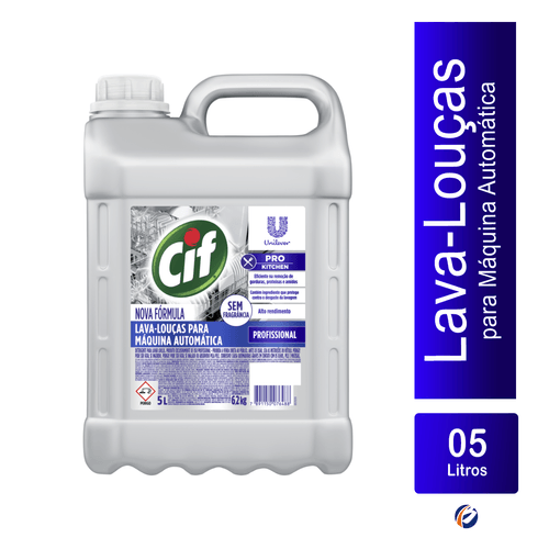 Lava Louças Líquido para Máquina Automática 5L Cif