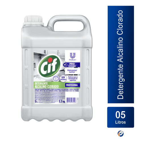 Detergente Alcalino Clorado Profissional 5L Cif
