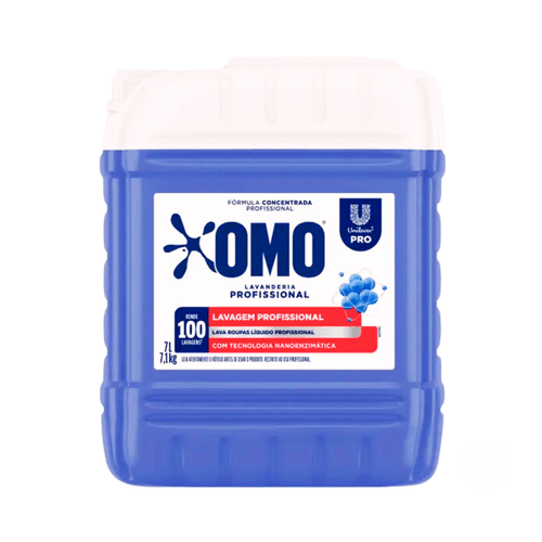 Lava Roupas Lavanderia Pro Líquido 7L Omo