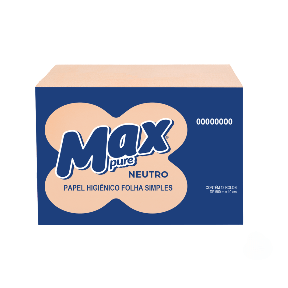 Papel Higiênico Rolão Folha Simples 12x500 Max Pure