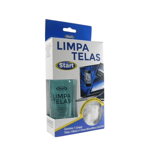 Limpa Telas 120ml + Pano Microfibra Start