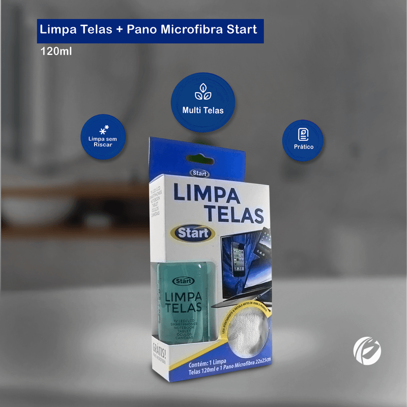 Limpador de Multi Telas 120ml + Pano Microfibra Start 102654.png