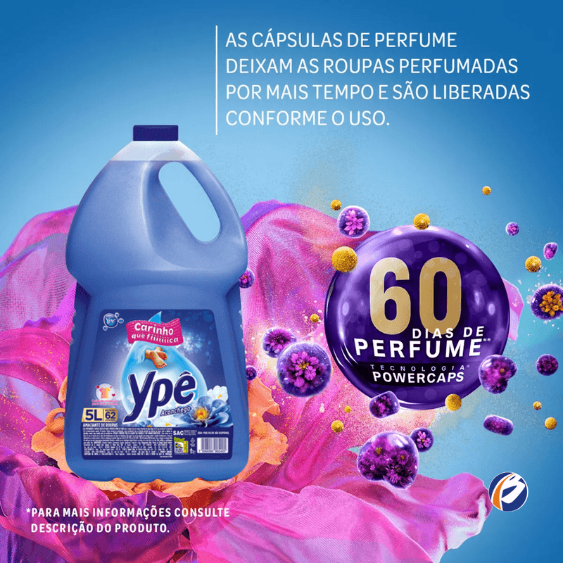 Amaciante Aconchego Amacia Roupas Perfumado 5L Ype 104012.png