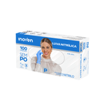 Luva Nitrilica Sem Po Tamanho P com 100 unidades Inoven 103390.png