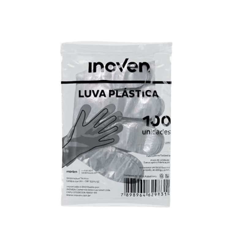 Luva Transparente com 100 Unidades Inoven 103397.png