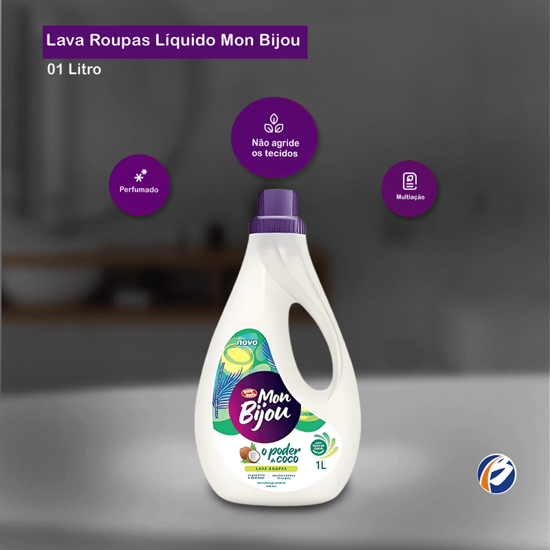 Lava Roupas Liquido de Coco Lavagem de Roupas 1L Mon Bijou 105430.png