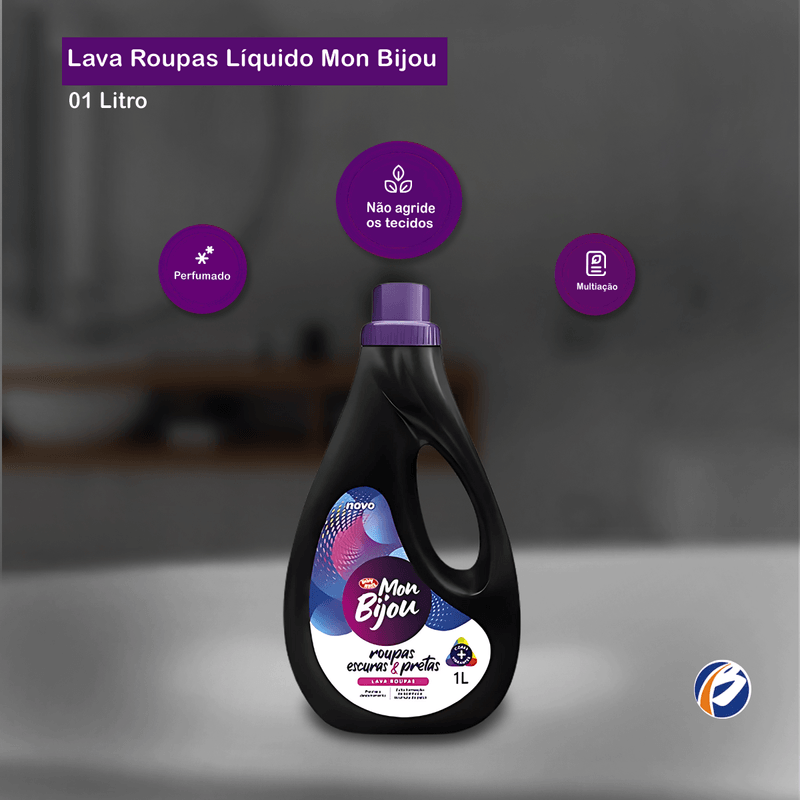 Lava Roupas Lavagem de Roupas Escuras 1L Mon Bijou 105433.png