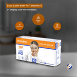 Luva Latex Sem Po Transparente Tamanho G com 100 unidades Inoven 103417.png