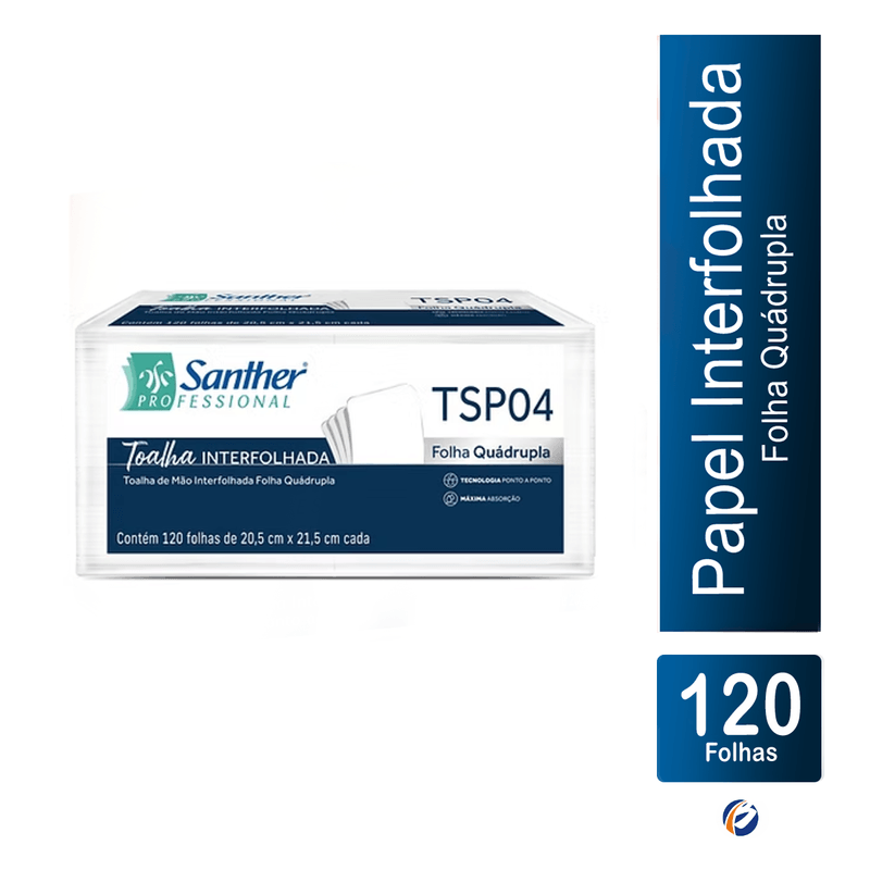 Papel Toalha Interfolhado Resistente 120 Folhas 101246.png