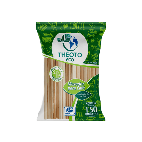 Mexedor para Café Bambu com 150 unidades Theoto