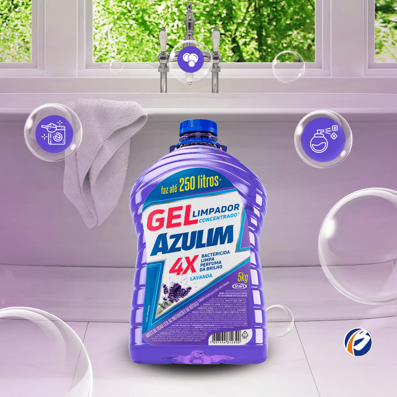 Limpador Gel Perfumado e Concentrado Lavanda 5L Azulim 105934.png