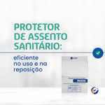 Protetor de Assento Sanitario Biodegradavel Protege e Higieniza com 120 Folhas Santher 105639.png