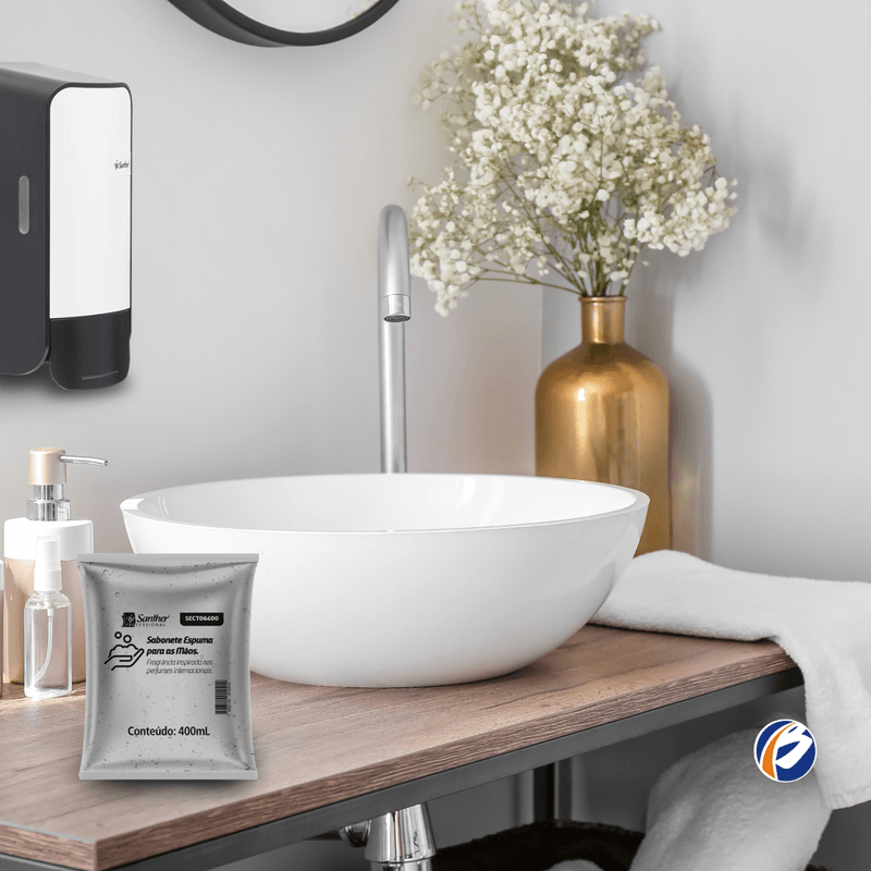 Sabonete Espuma Hidratante 400ml Santher Professional 105988.png