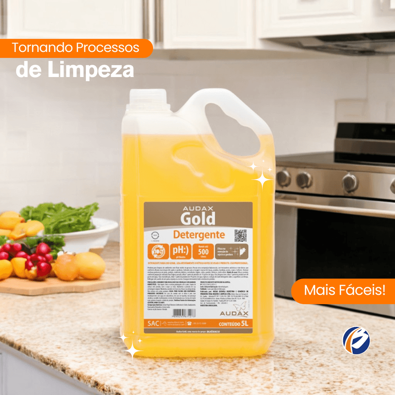 Detergente Neutro Profissional 5L Gold 103325.png