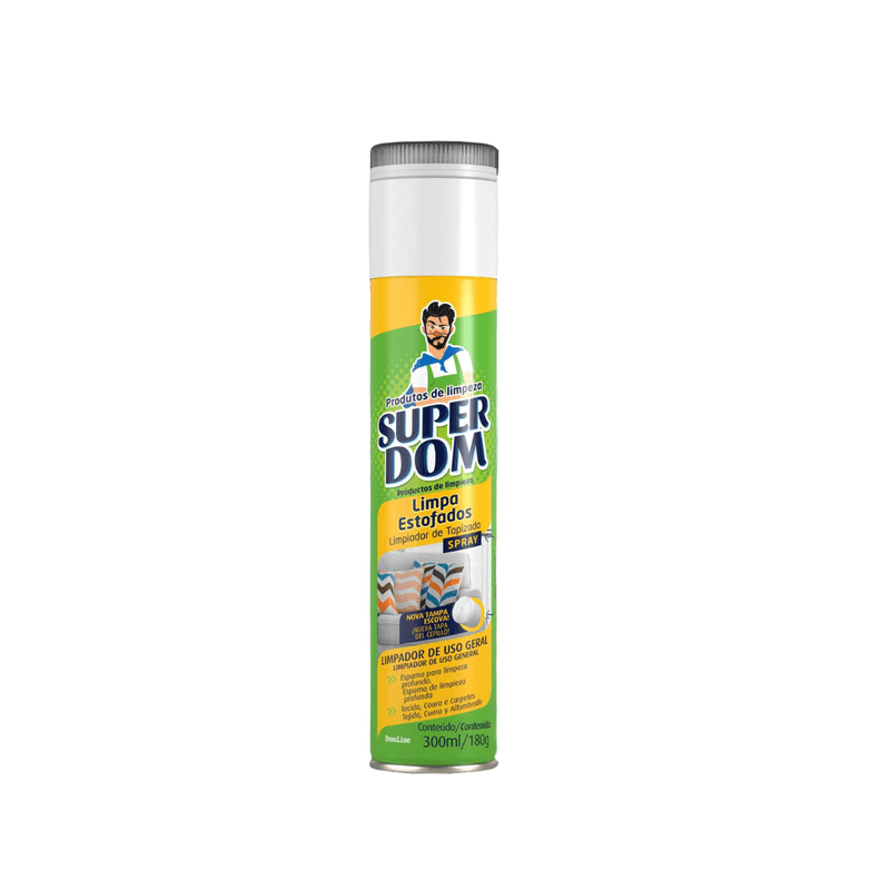 Limpa Estofados Spray com Escova 300ml Super Dom 103574.png