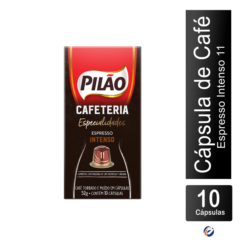 Capsula de Cafe Espresso Intenso Intensidade 11 10x5,2g Pilao 103642.png