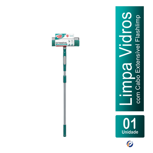 Limpa Vidros com Cabo Extensível Flashlimp