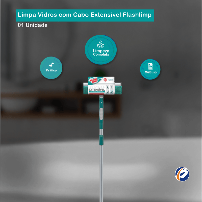 Limpeza de Vidros Completa Vidros com Cabo Extensivel Flashlimp 102137.png