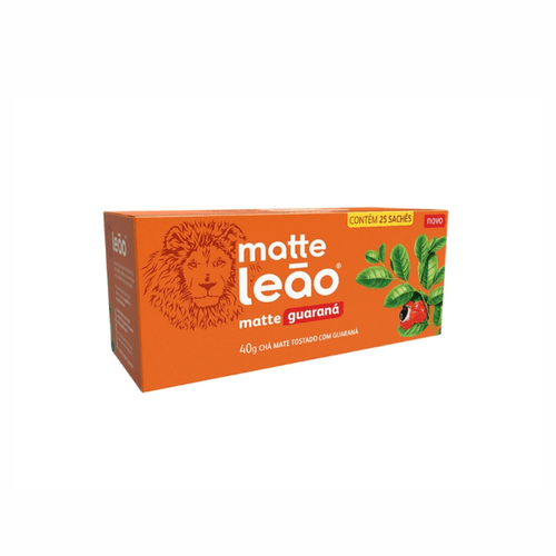Chá Matte com Guaraná 25x1,6g Leão