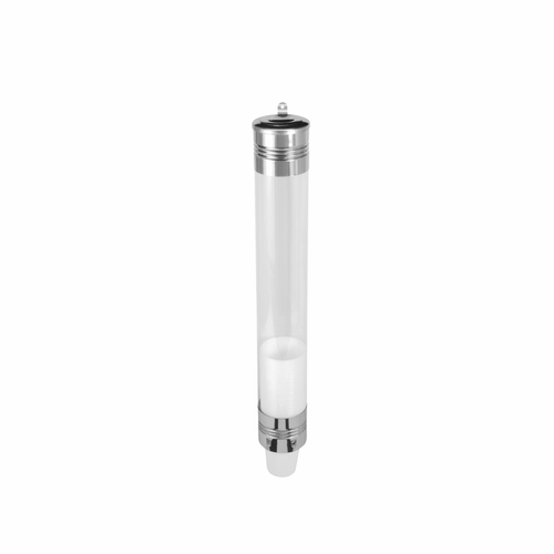 Dispenser Aço Inox com Tubo Acrílico para Copo de Água 180/200ml Jsn