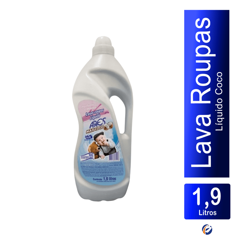 Lava Roupas Liquido Perfumado Coco 1,9L Ares 102852.png