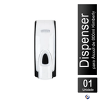 Dispenser Sanitario para Alcool de 800ml Preto e Branco Kimberly 105748.png