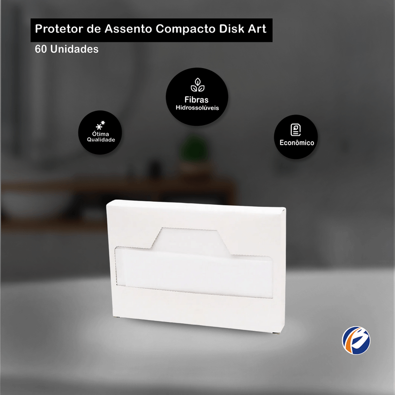 Protetor de Assento Compacto com 60 unidades Disk Art 100600.png