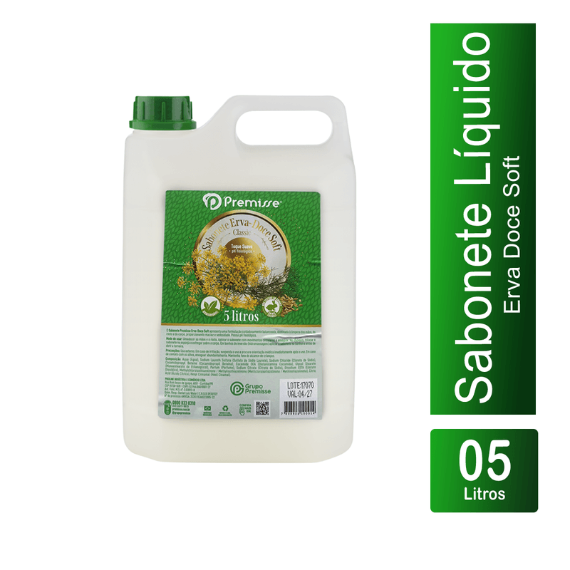 Sabonete Liquido Hidratante Erva Doce Soft 5L Premisse 101766.png