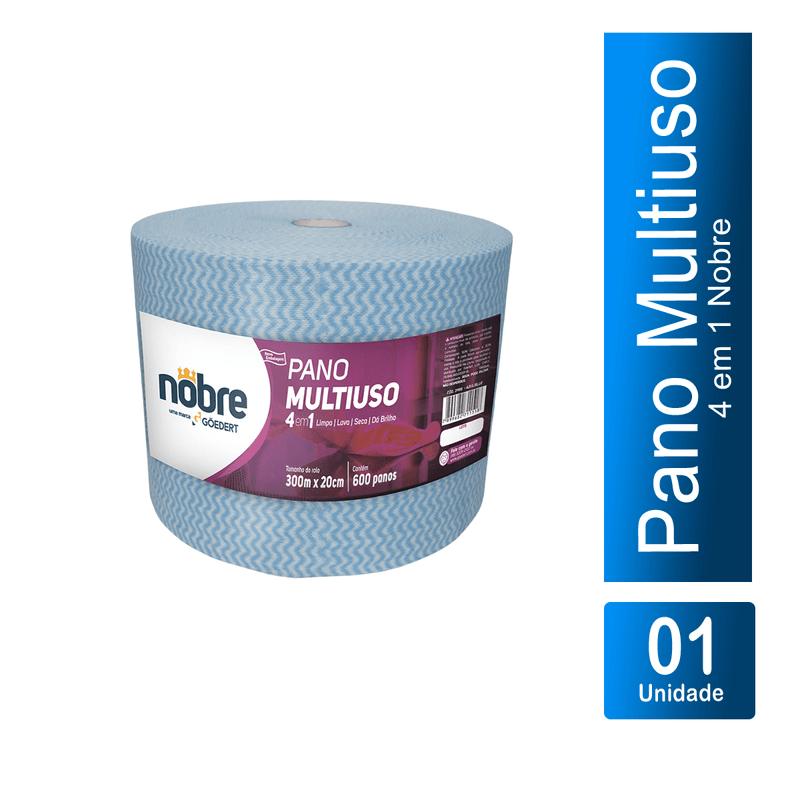 Pano Multiuso Limpeza Azul 20cmx300m Nobre 124170.png