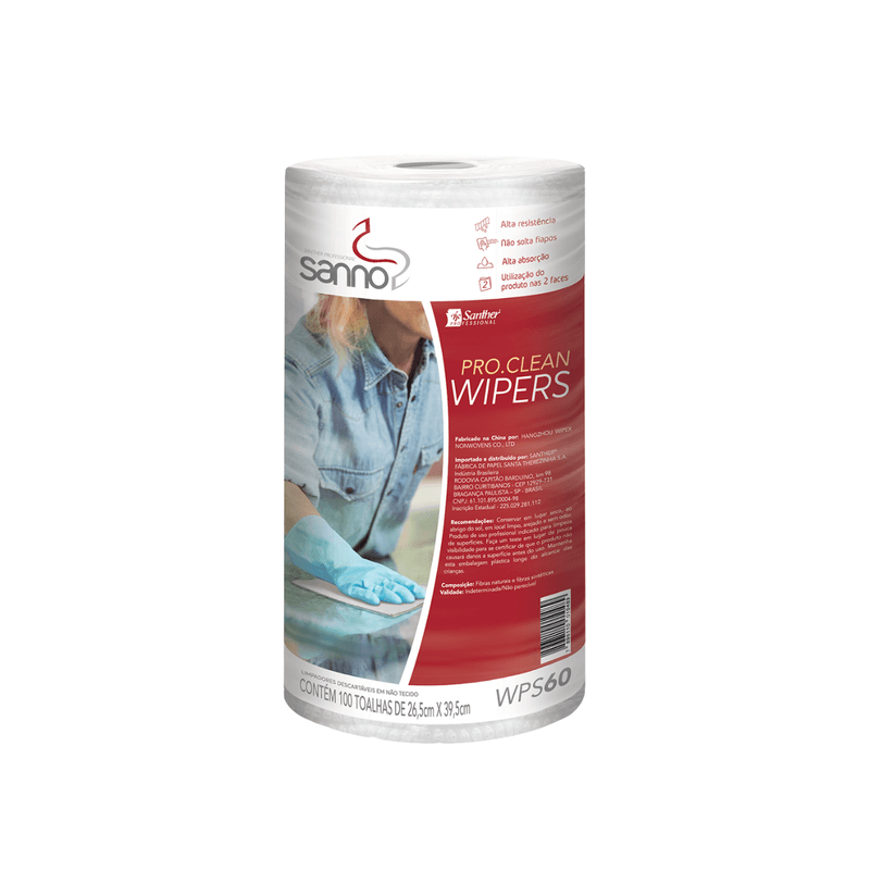 Pano Multiuso Wiper WPS60 com 100un Sanno 107259.png