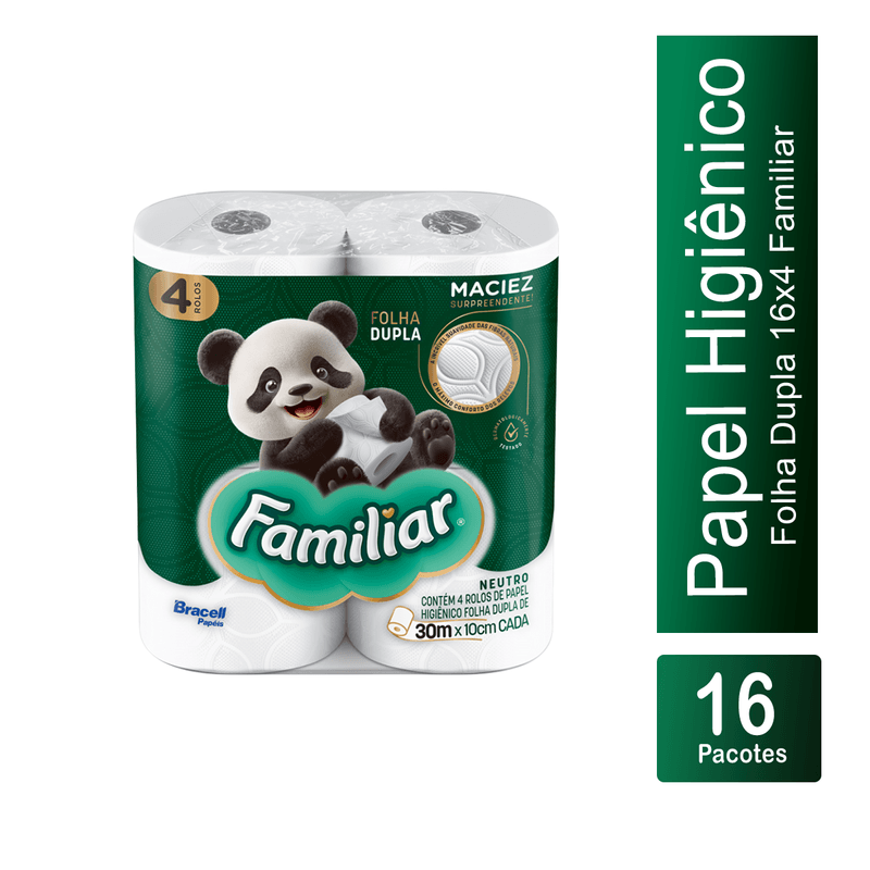 Papel Higienico Folha Dupla com 30m 16x4 Familiar 106156.png