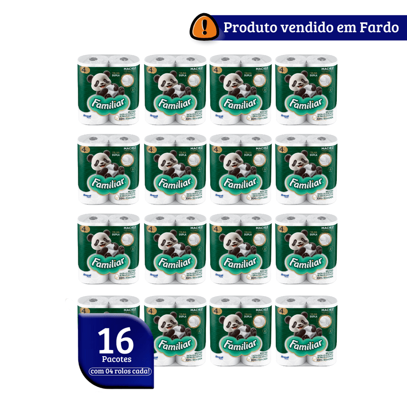 Papel Higienico Folha Dupla 30m Fardo 16x4 Familiar 106156.png