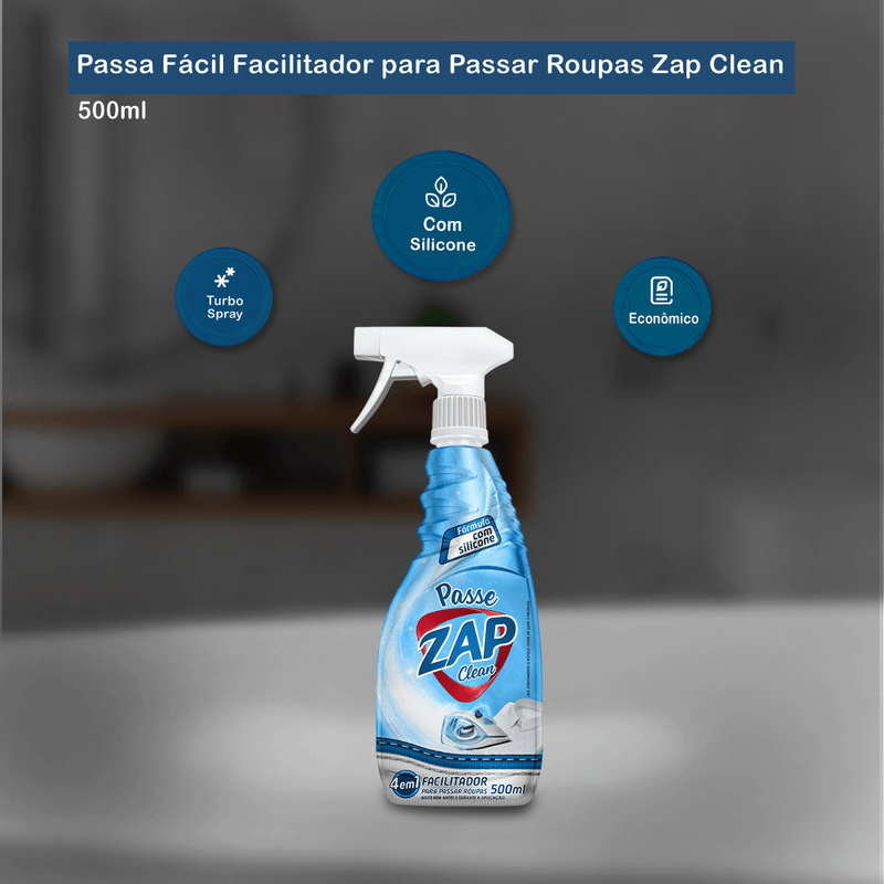 Passe Facil Pulverizador Perfumado 500ml Zap Clean 102829.png